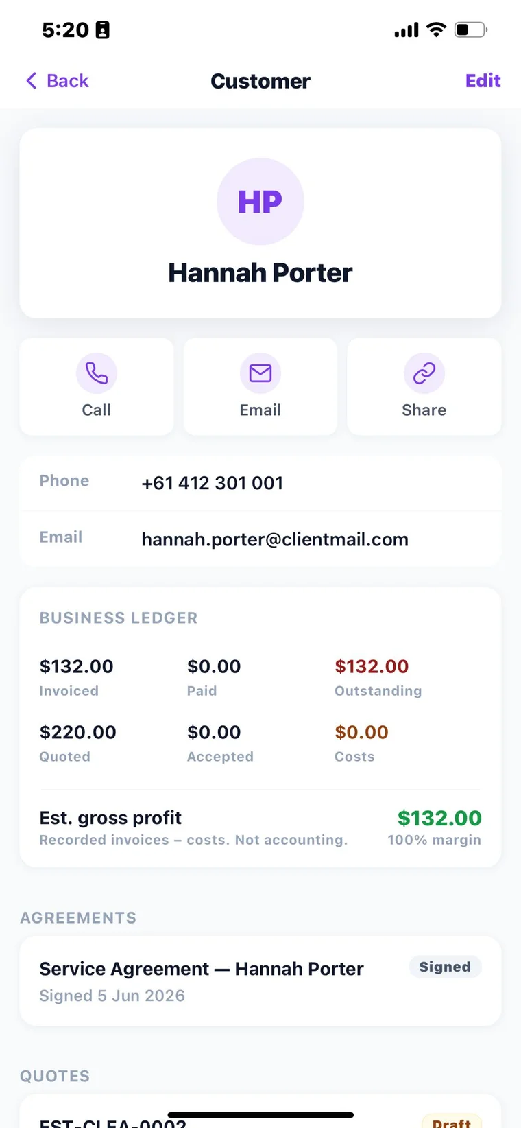 Jinova app customer